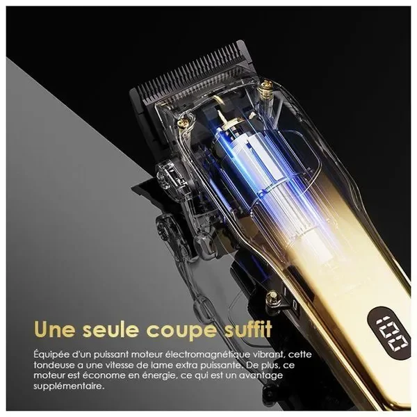 Oraimo Smart Clipper 2 Gold Tondeuse à cheveux professionnelle