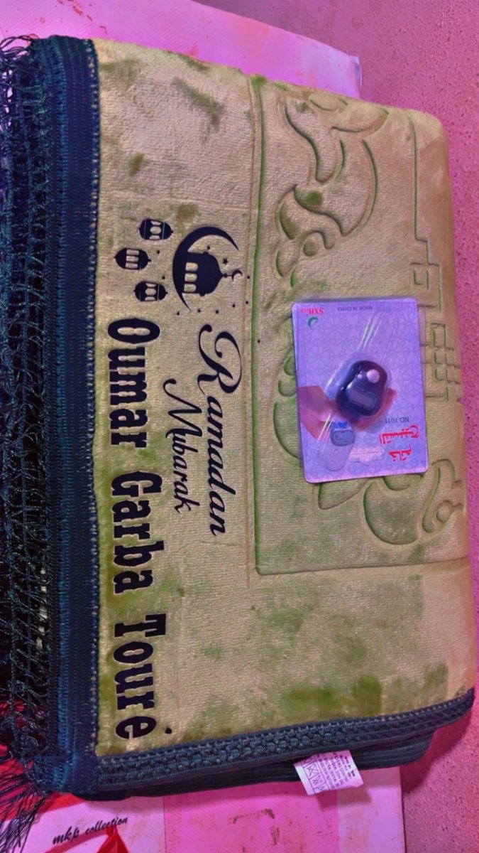 Tapis de prière personnaliser