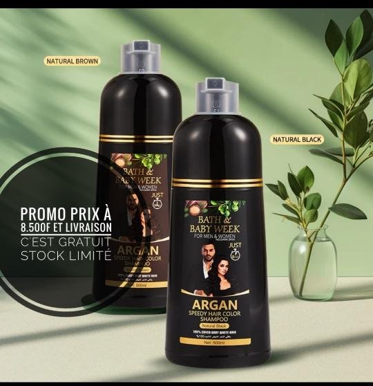 Shampoing de teinture de cheveux
