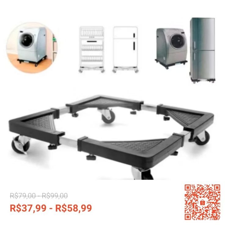 Support roulant réglable 300kg