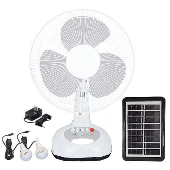 Ventilateur solaire rechargeable