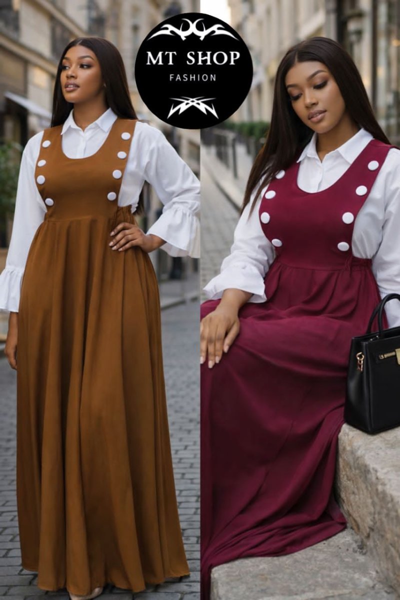 Robe chemise coton