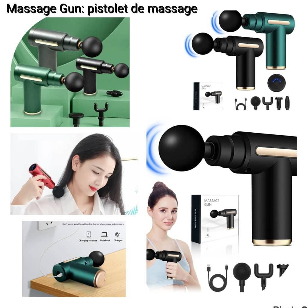 💆‍♂️💪 Pistolet de Massage Professionnel  🔥 Soulage vite les douleurs et la fatigue musculaire.