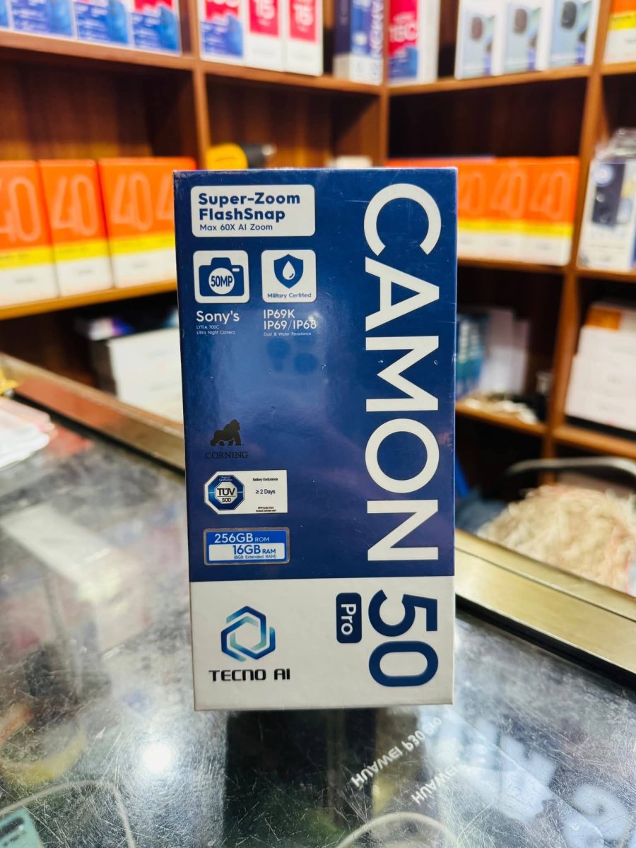 Tecno camon 50  256 gk