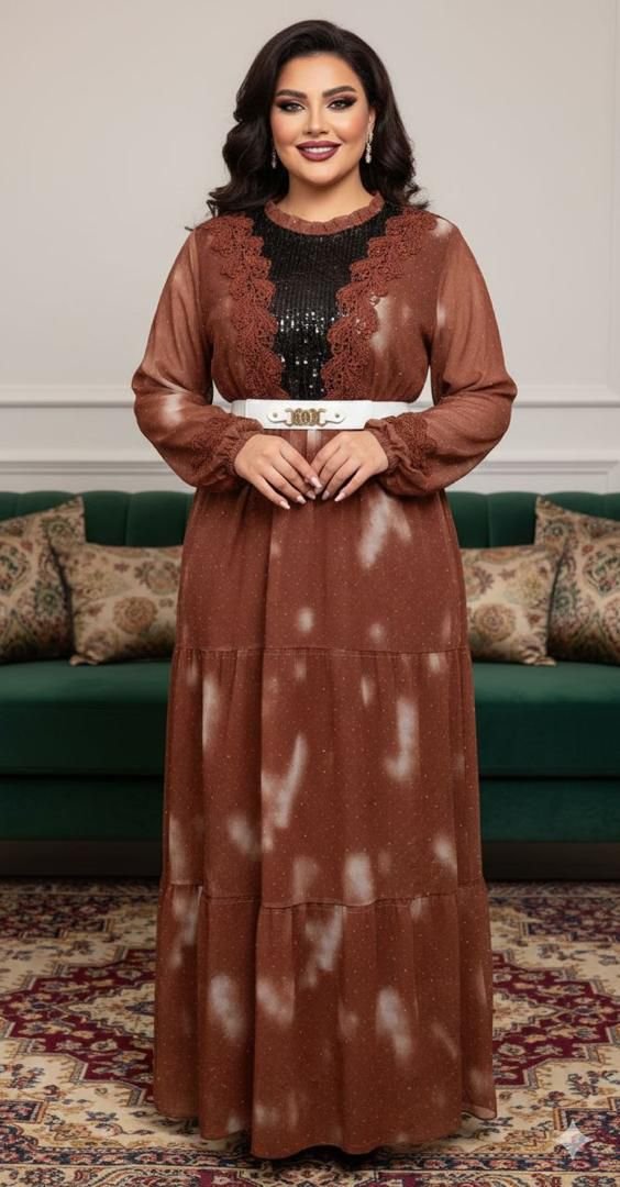 Robe turquoise coton