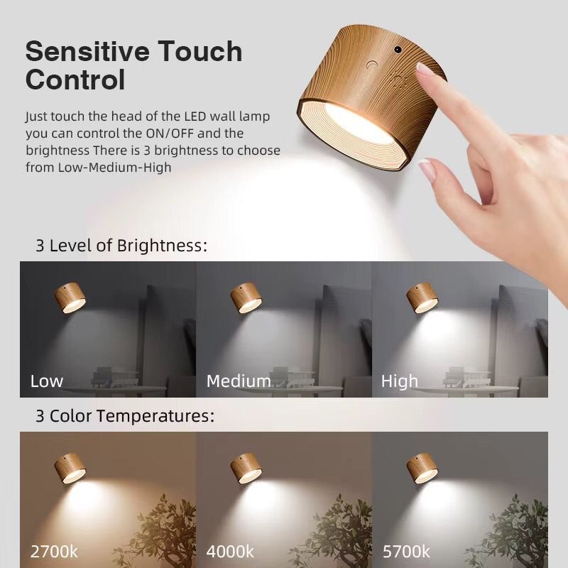 Lampe murale intelligente