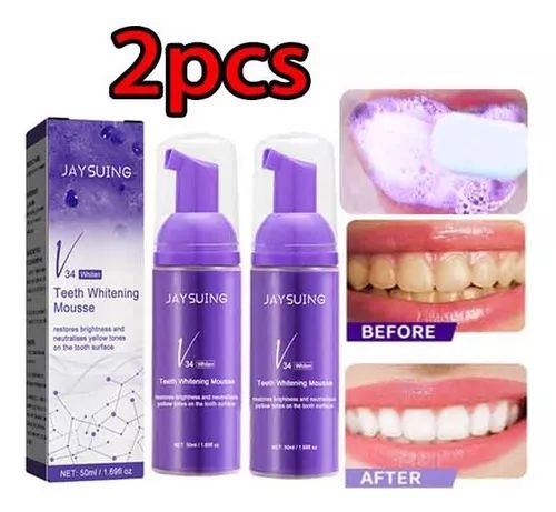 Mousse Blanchissante pour dents-sourire Éclatant