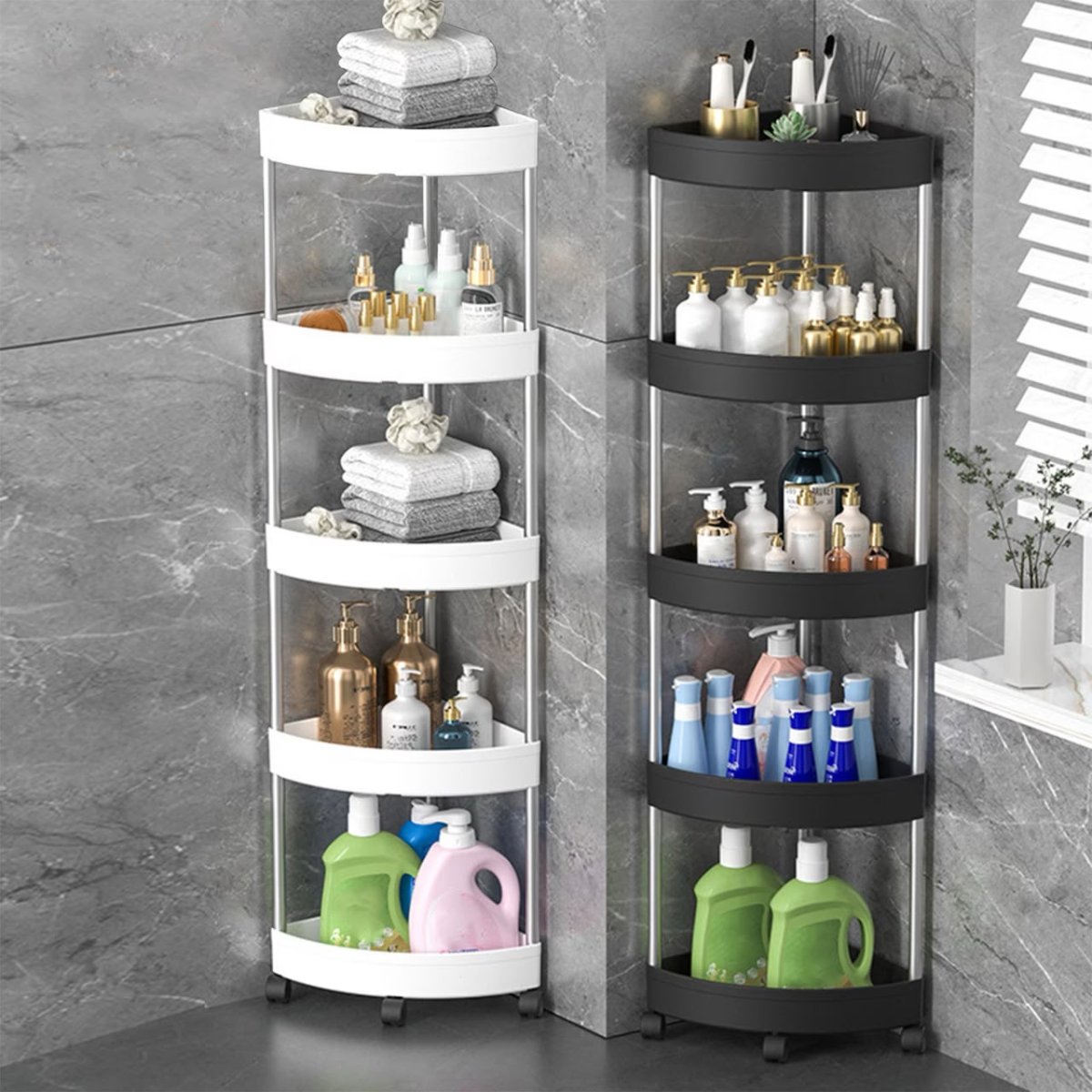 MEUBLE DE RANGEMENT MULTIFONCTIONNEL AVEC ROULETTES