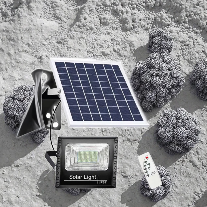 Lampe solaire IP67,100w(10H d'autonomie)