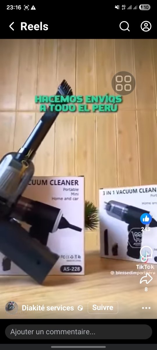 Mini Aspirateur 2 a 1