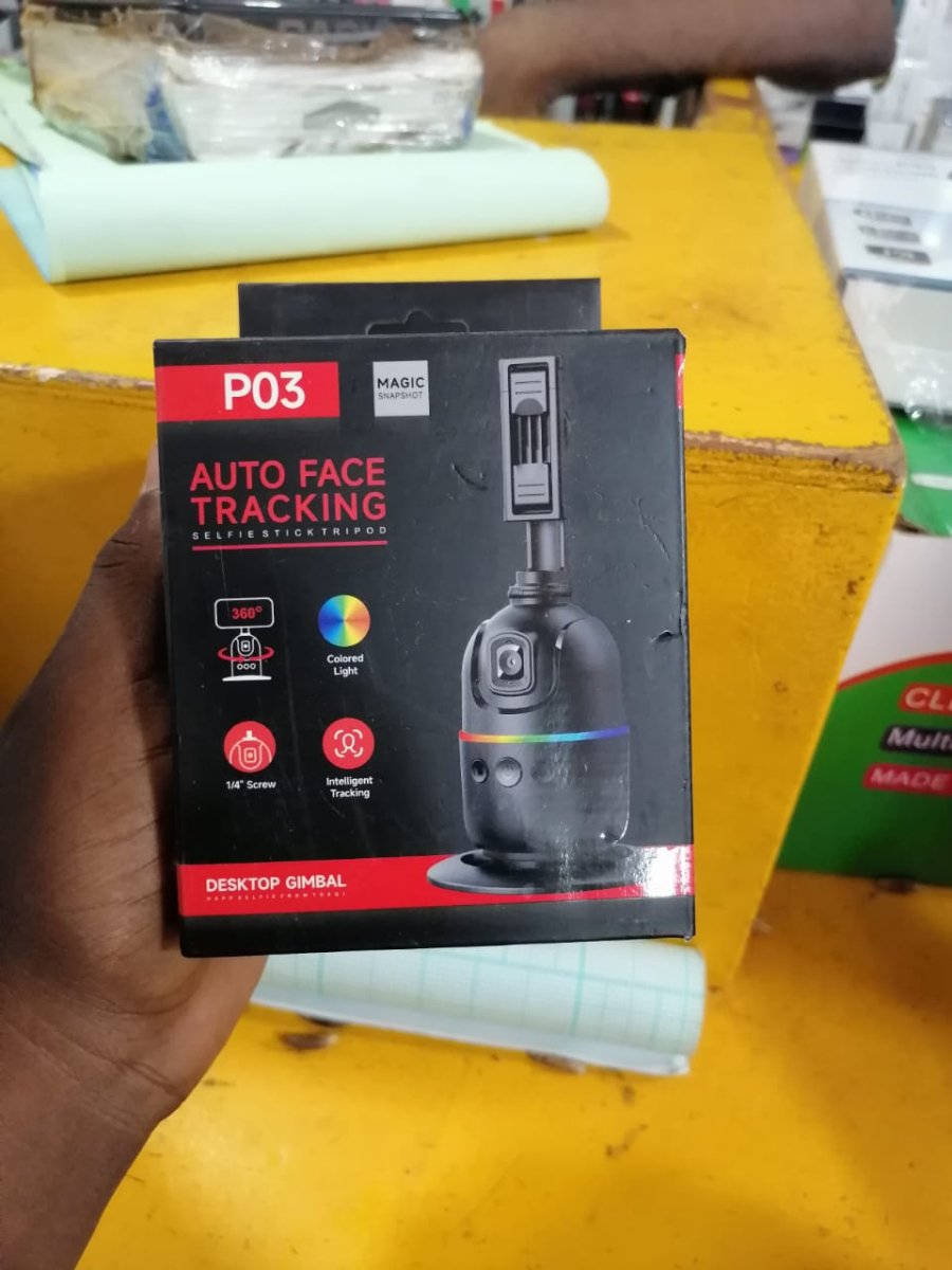 P03 AUTO FACE TRACKING – TRÉPIED SELFIE STICK INTELLIGENT