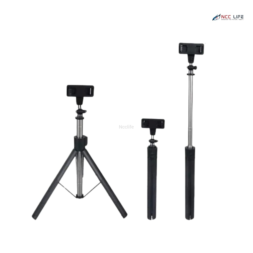 Perche à selfie ultra longue Z6 – Trépied Bluetooth extensible de 1700 mm avec télécommande