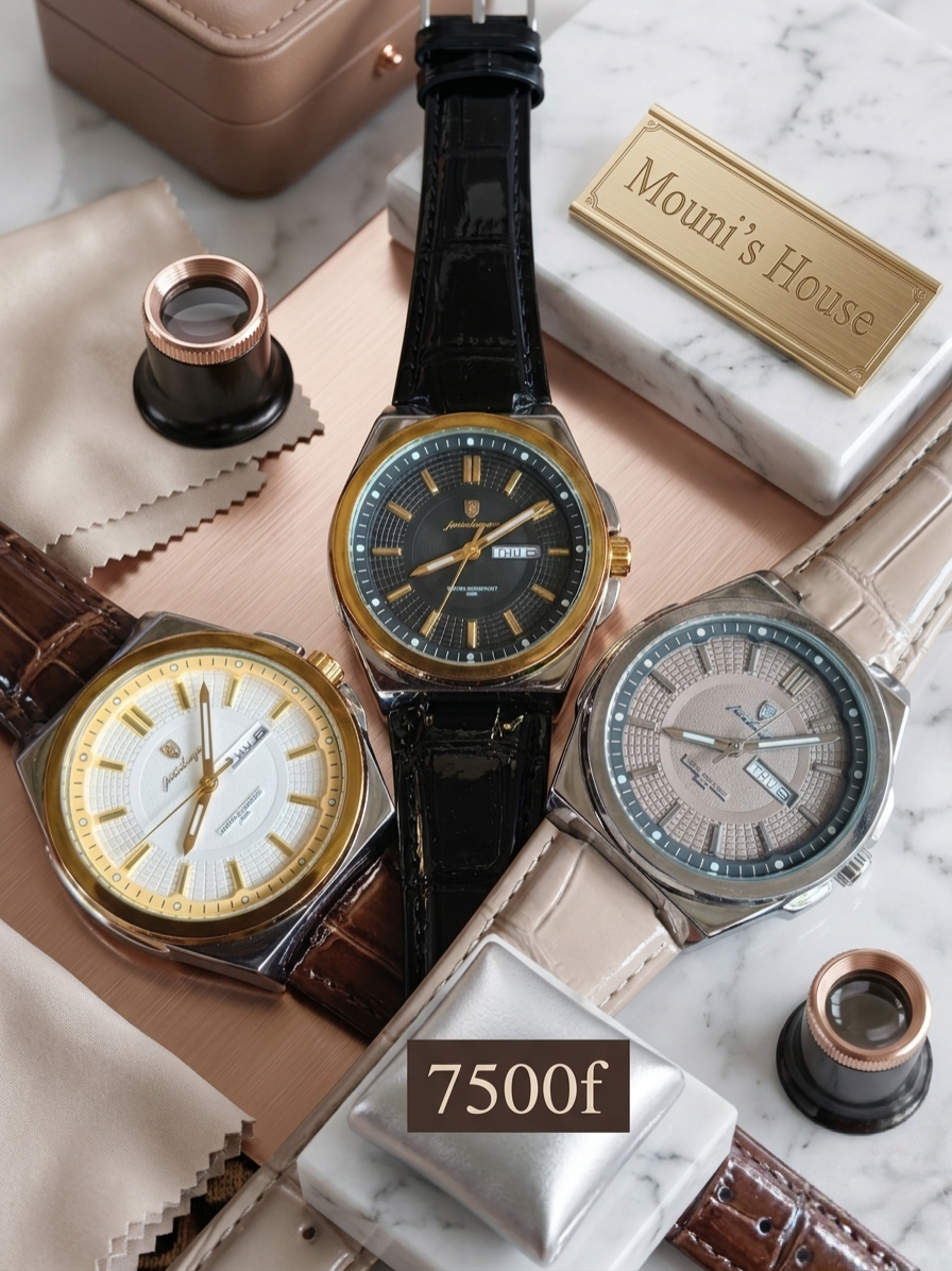 Montre de Luxe Mouni's House - Collection Boss & Féminine Élégante (Édition Luxe).