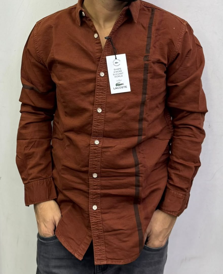 Chemise manches longues