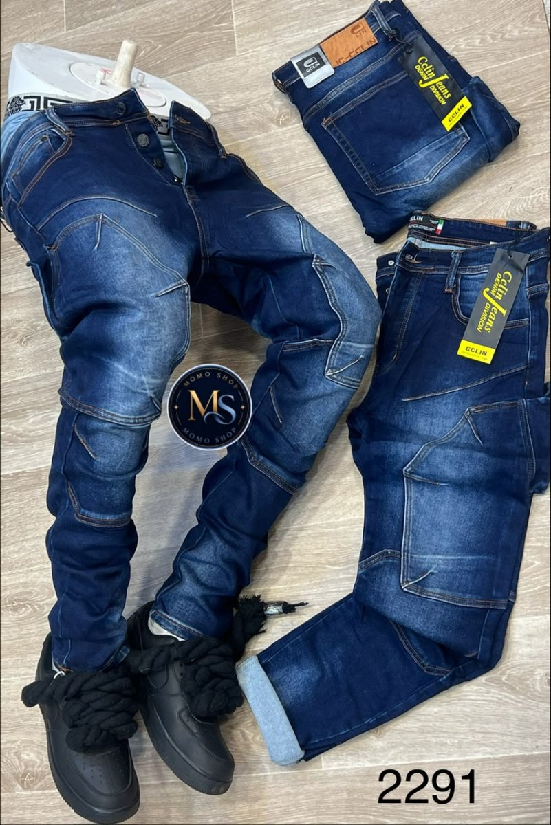 Jeans cargo de qualité premium