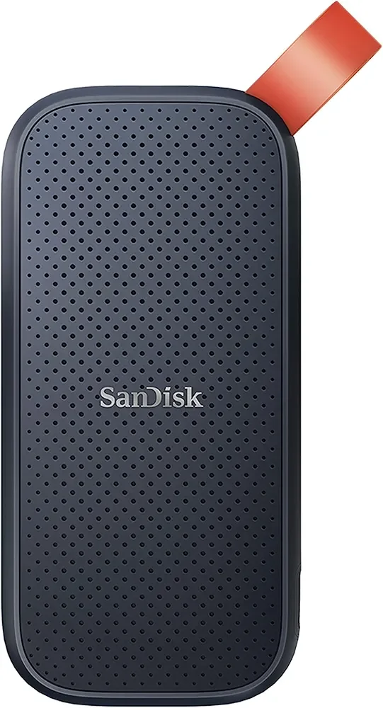 SanDisk Portable SSD 1 To (Disque SSD Externe, Portable SSD, des vitesses allant jusqu'à 800 Mo/s, Disque NVMe SSD, Robust SSD, Crochet en caoutchouc robuste, Updated Firmware)