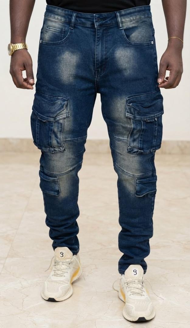 Jean cargo de qualité premium disponible à Bamako