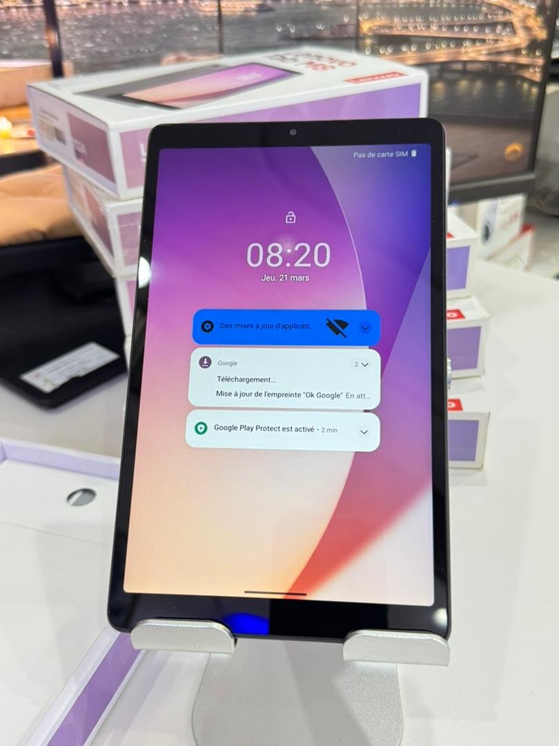 Tablette Lenovo Tab M8 (4th Gen 2024) – modèle TB301XU (4Go RAM / 64Go / SIM)