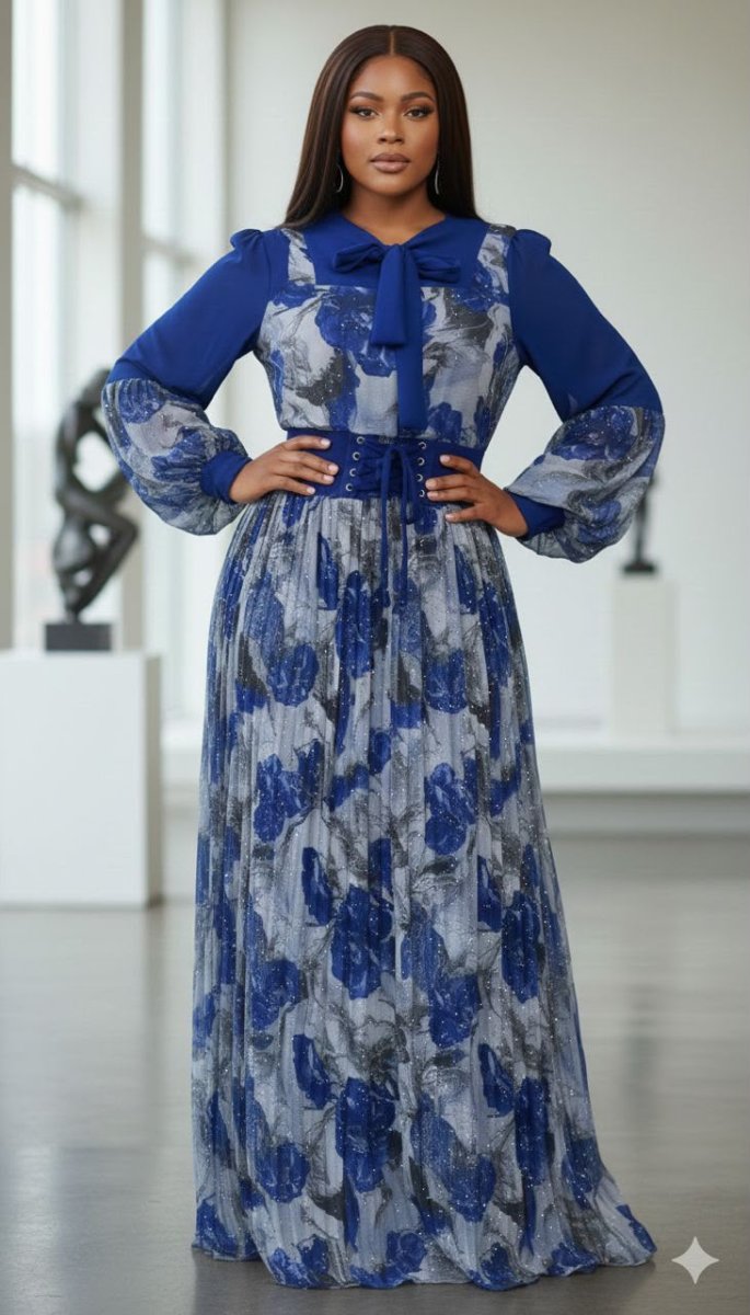 Robe turquoise