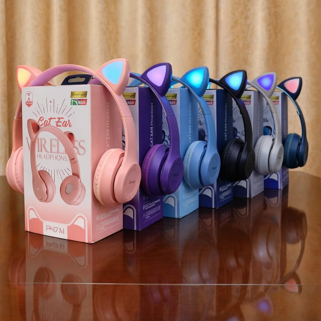 Casque Bluetooh Cat Ear