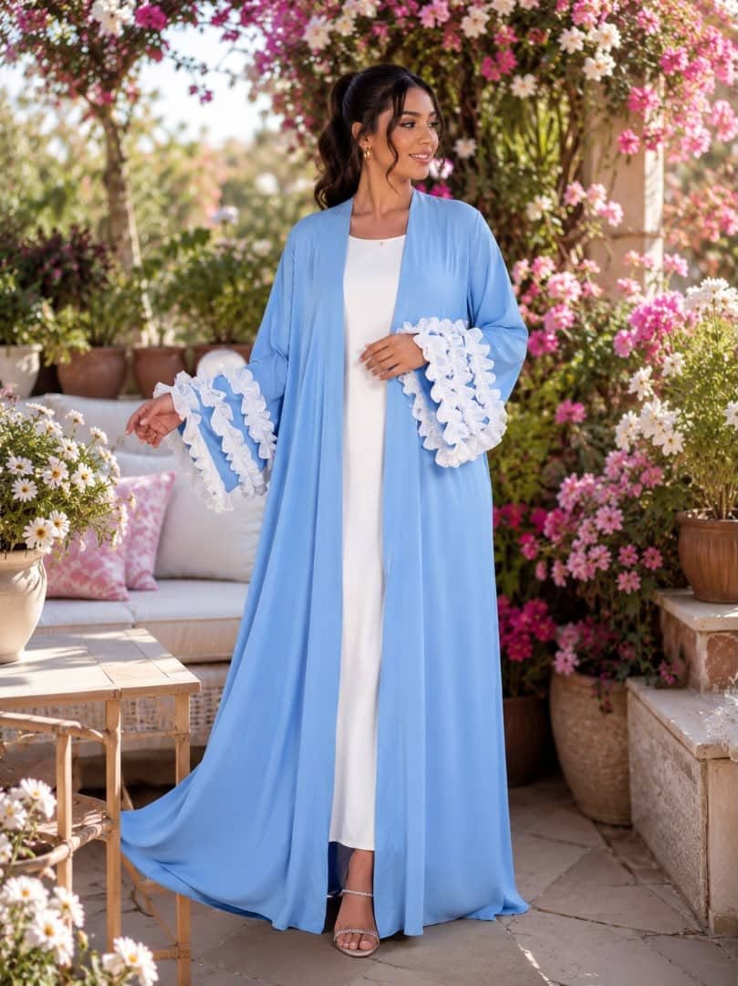 Des jolies robes hijab avec attache