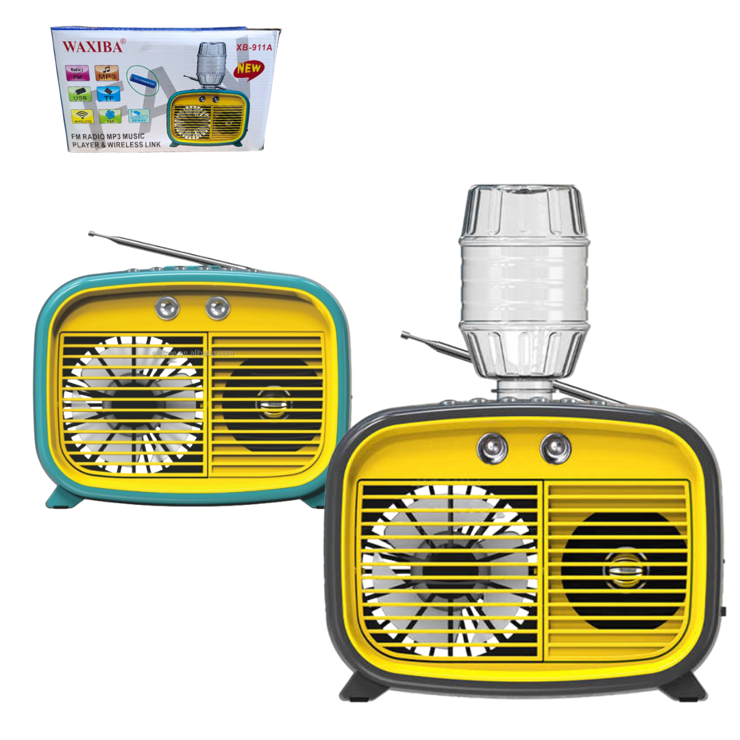 Radio avec Humidificateur et vatilateur