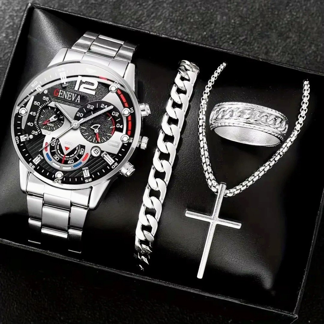 Montre de luxe Geneva ensemble