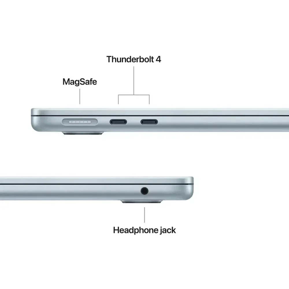 Apple MacBook  Air 2026/ 13 Pouces Portable avec Puce M5 : Conçu pour l’IA, Écran Liquid Retina 13,6 Pouces, Mémoire unifiée 16 Go, SSD 512 Go, Caméra Center Stage 12 MP, Touch ID, Wi-FI 7 ; Minuit