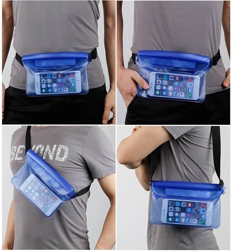 🌊📱 Étui Étanche pour Téléphone – Sac Banane & Bandoulière Réglable