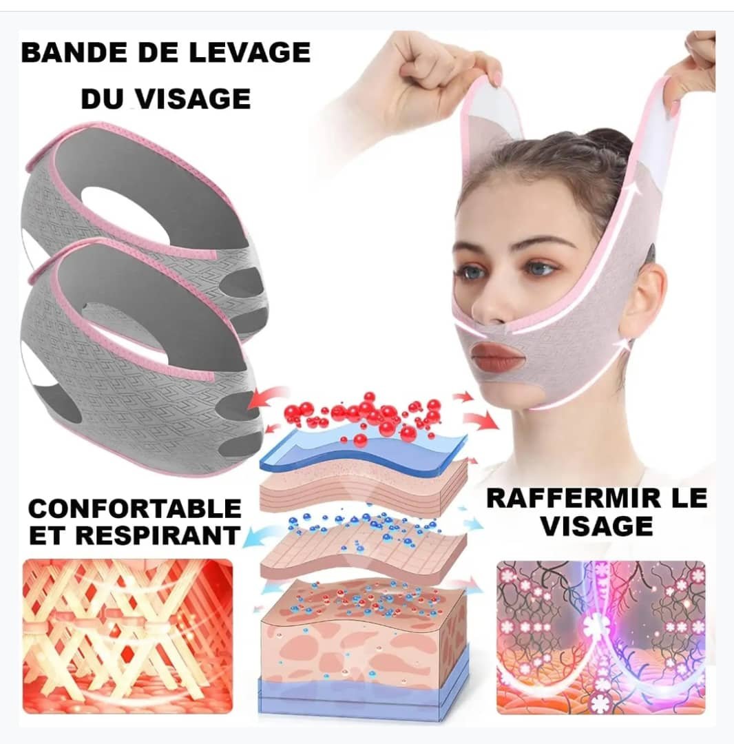 Bande de levage du visage - EFFET Lifting Naturel