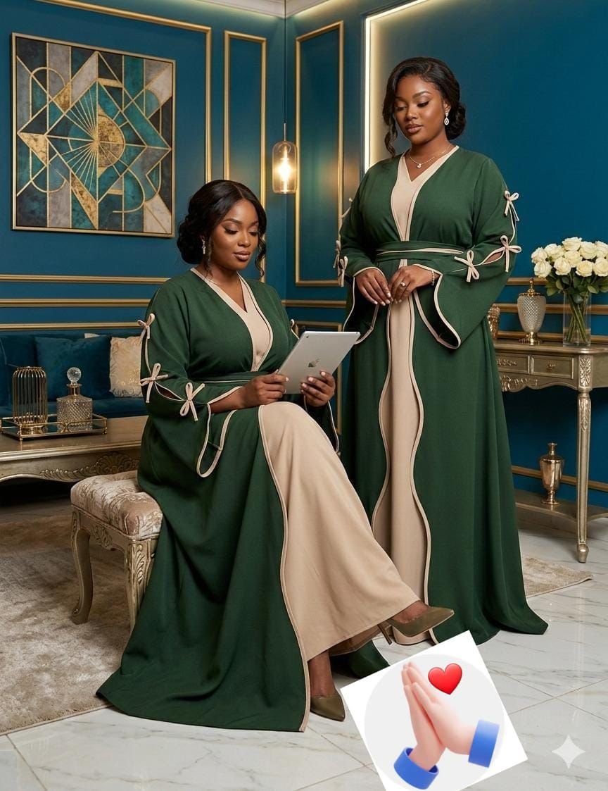 Robe hidjab 2 pièces