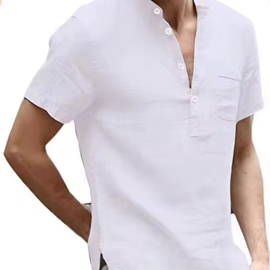Chemise en manche courte lin