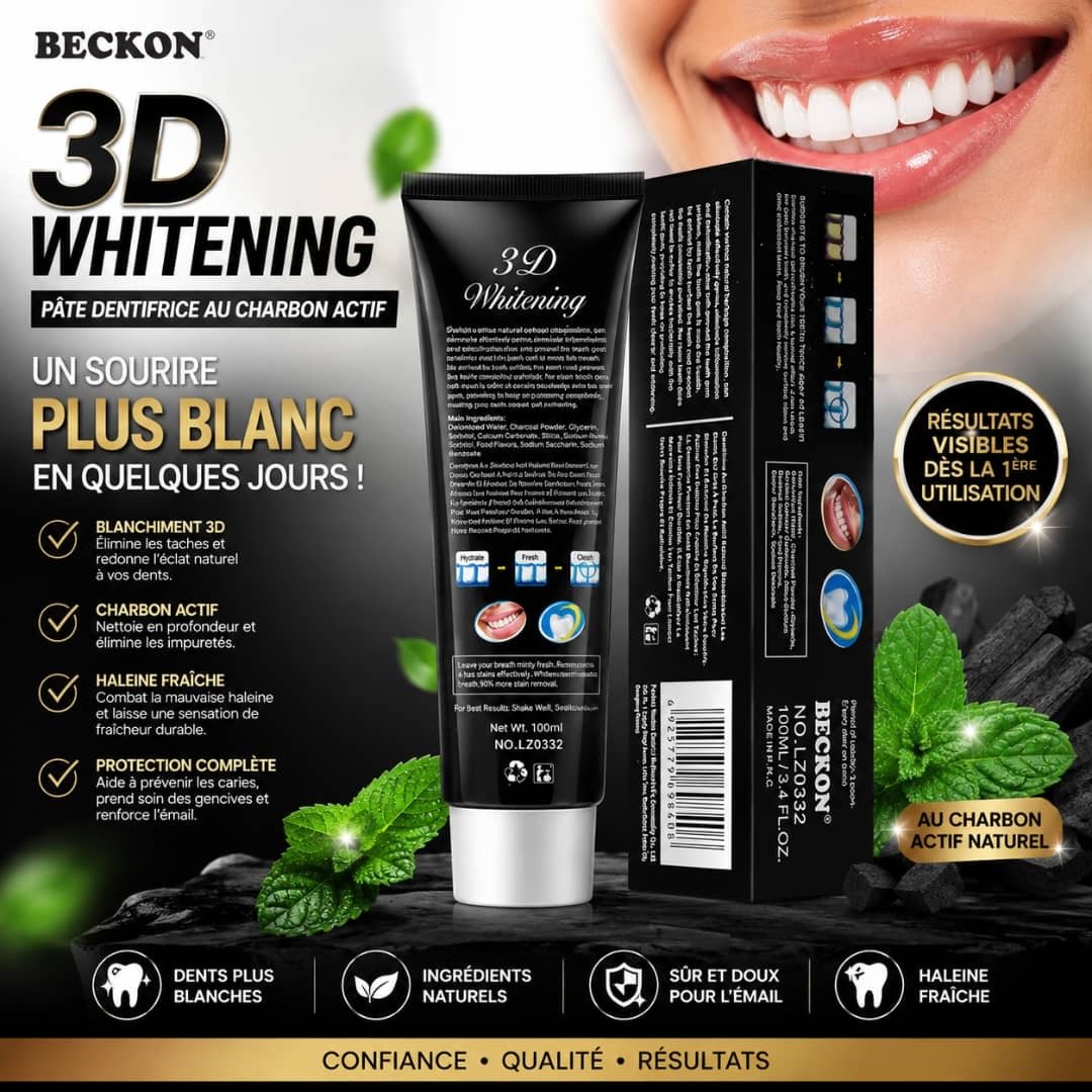 Dentifrice au charbon