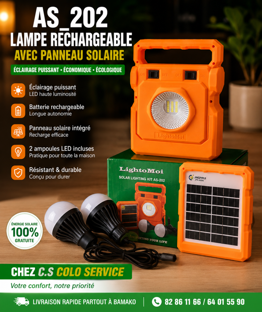 L'ampoule rechargeable AS_202
