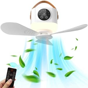Ventilateur rechargeable autonome