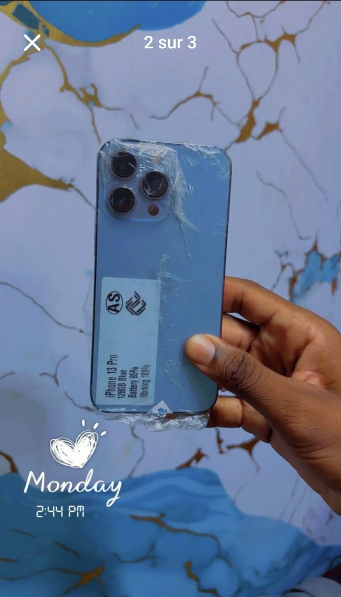 iphone 13pro arrivage 128giga