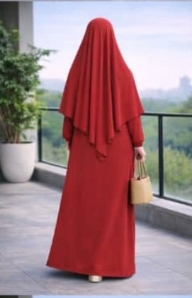 KHIMAR COMPLET 1 VOLANT
