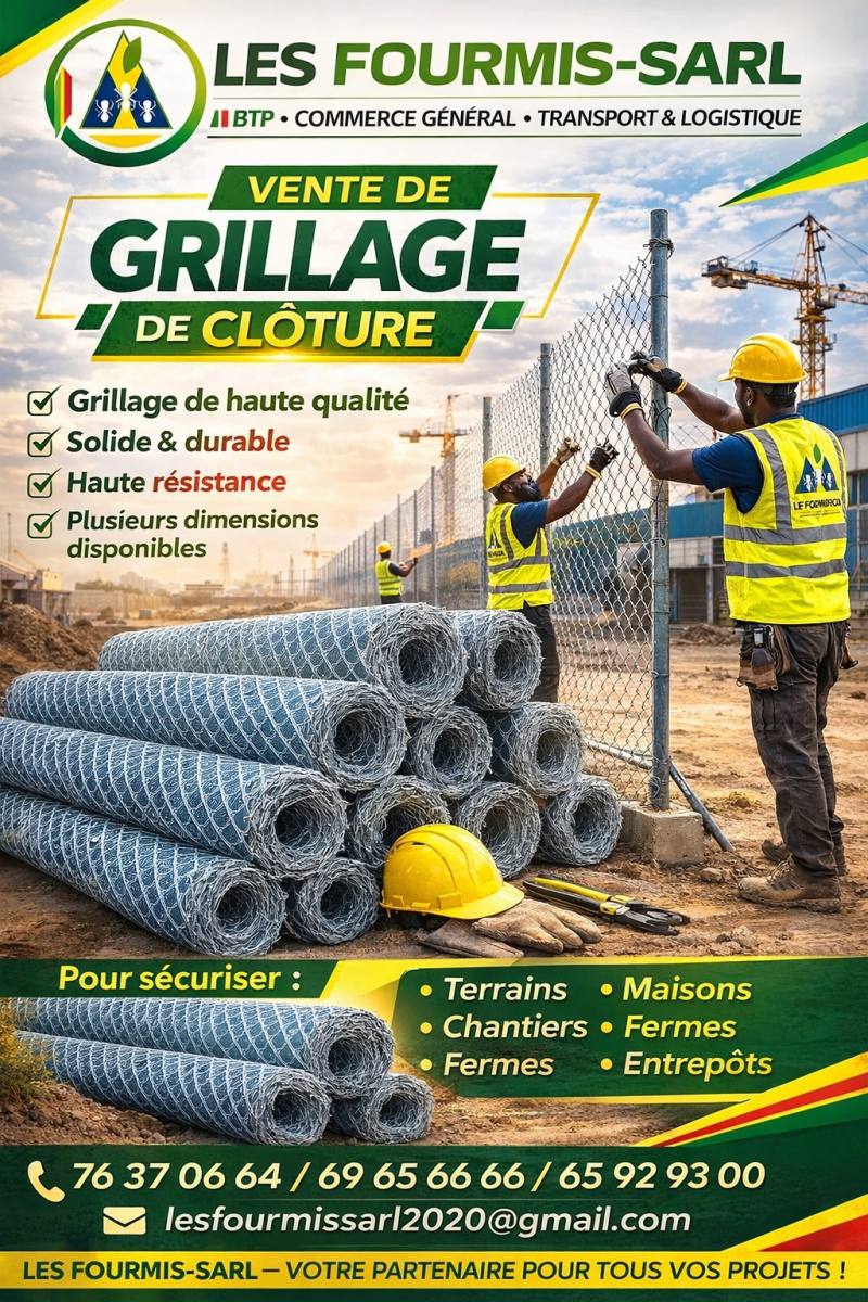 Grillage de clôture