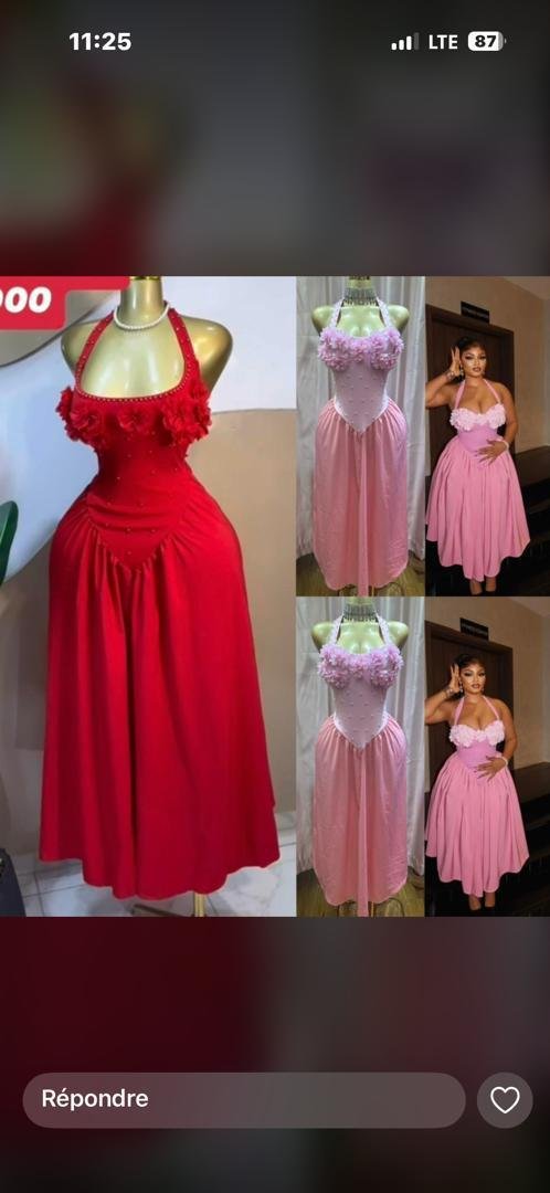 Robe sexy mine et longue