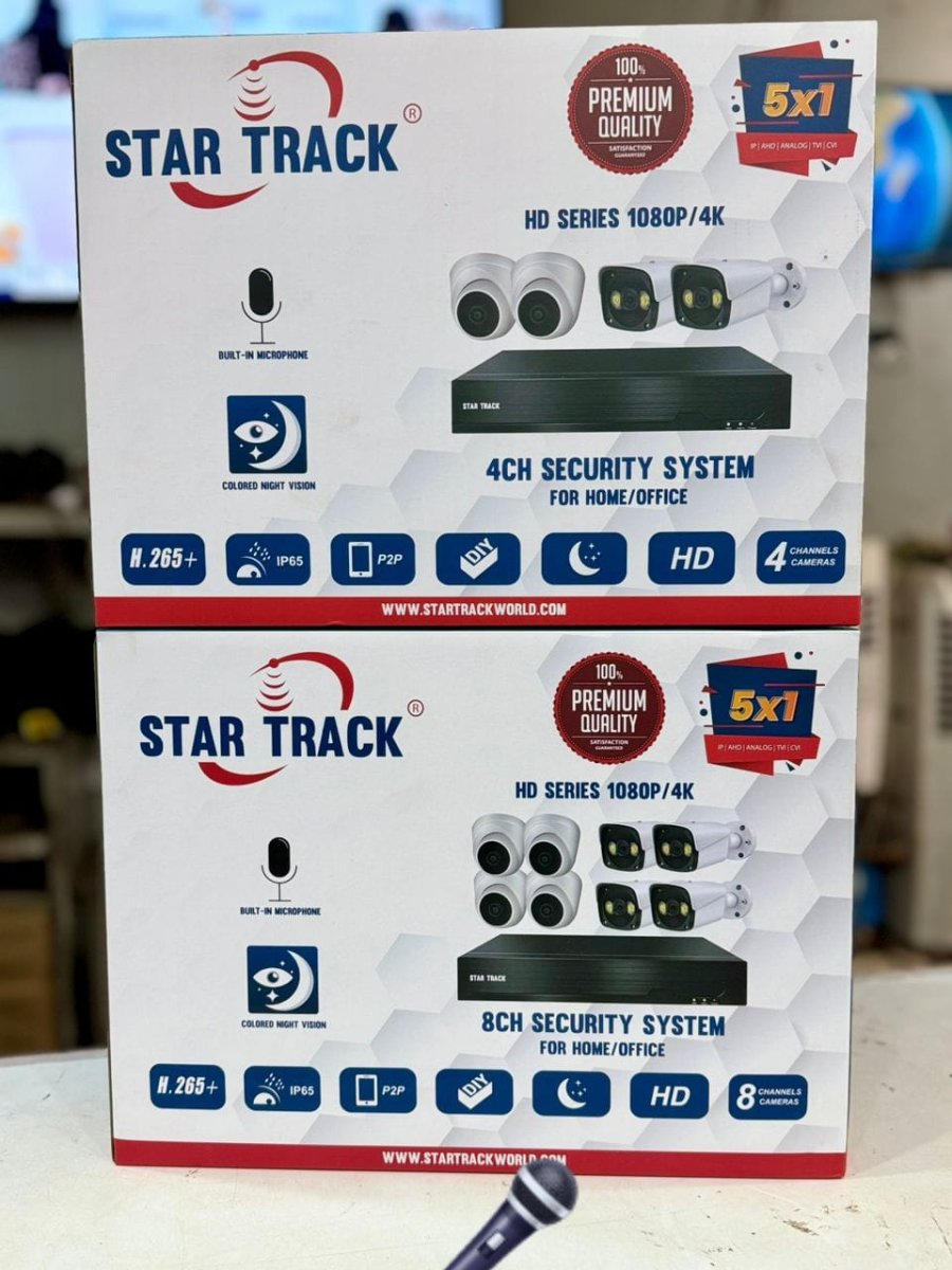 KIT CAMÉRA DE SURVEILLANCE STAR TRACK – SÉCURITÉ MAXIMALE