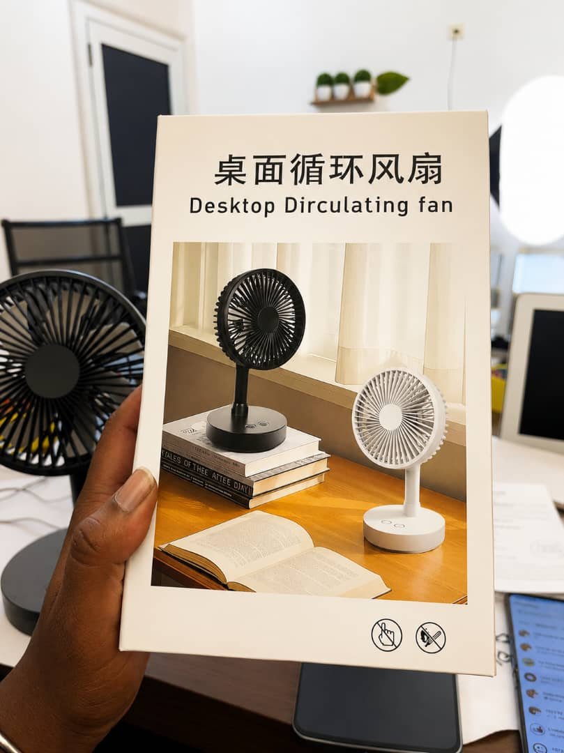 🔋❄️ Ventilateur rechargeable