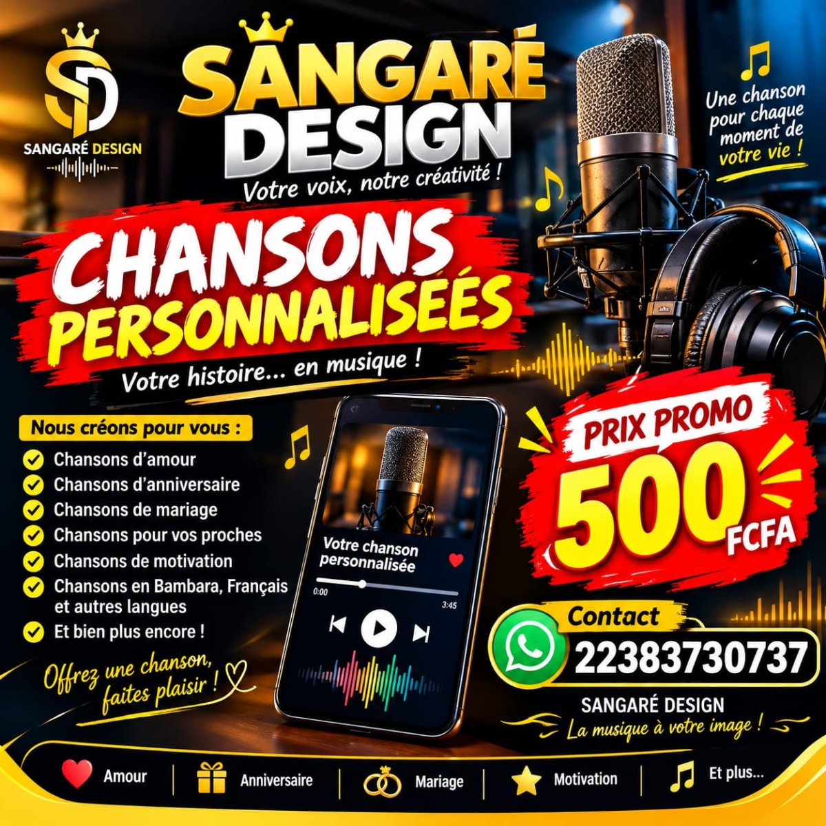 Chanson personnalisée