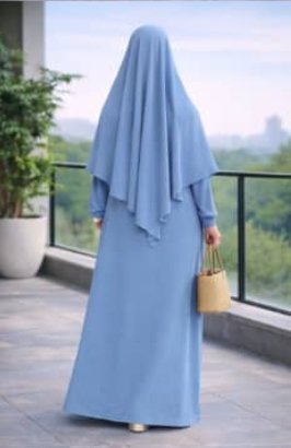 KHIMAR COMPLET 1 VOLANT
