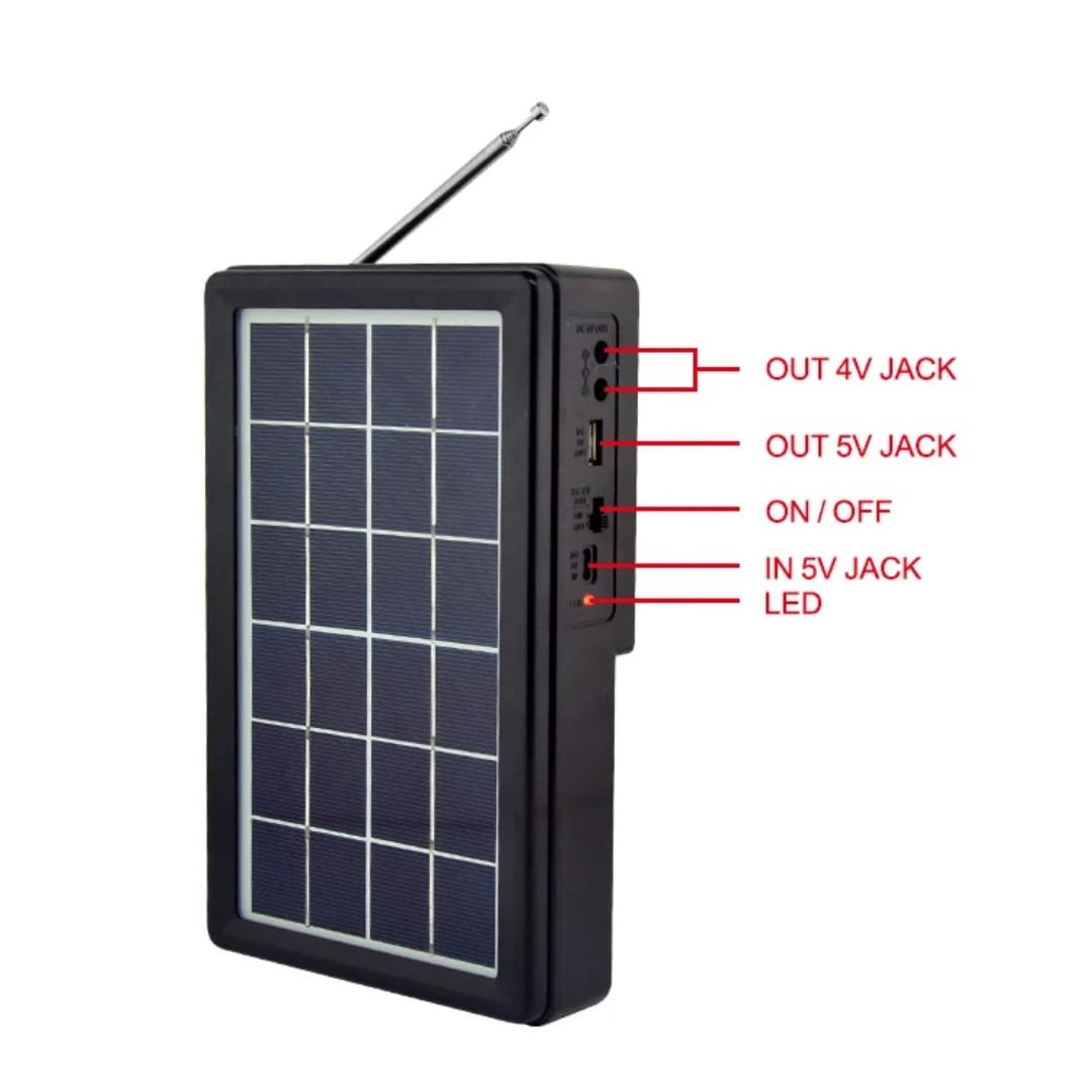 RADIO SOLAIRE Avec 2AMPOULES