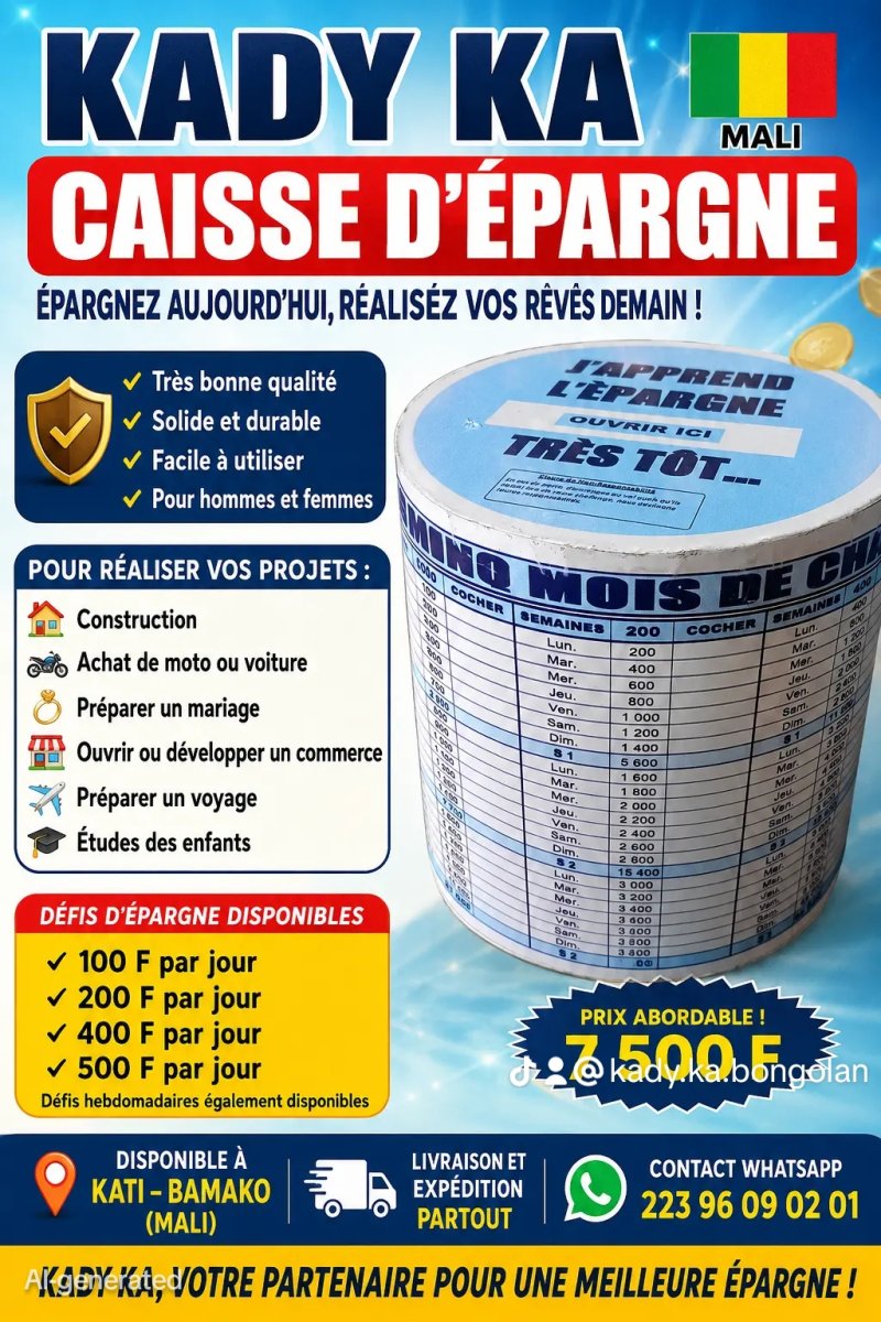 Kady ka caisse d epargne🇲🇱