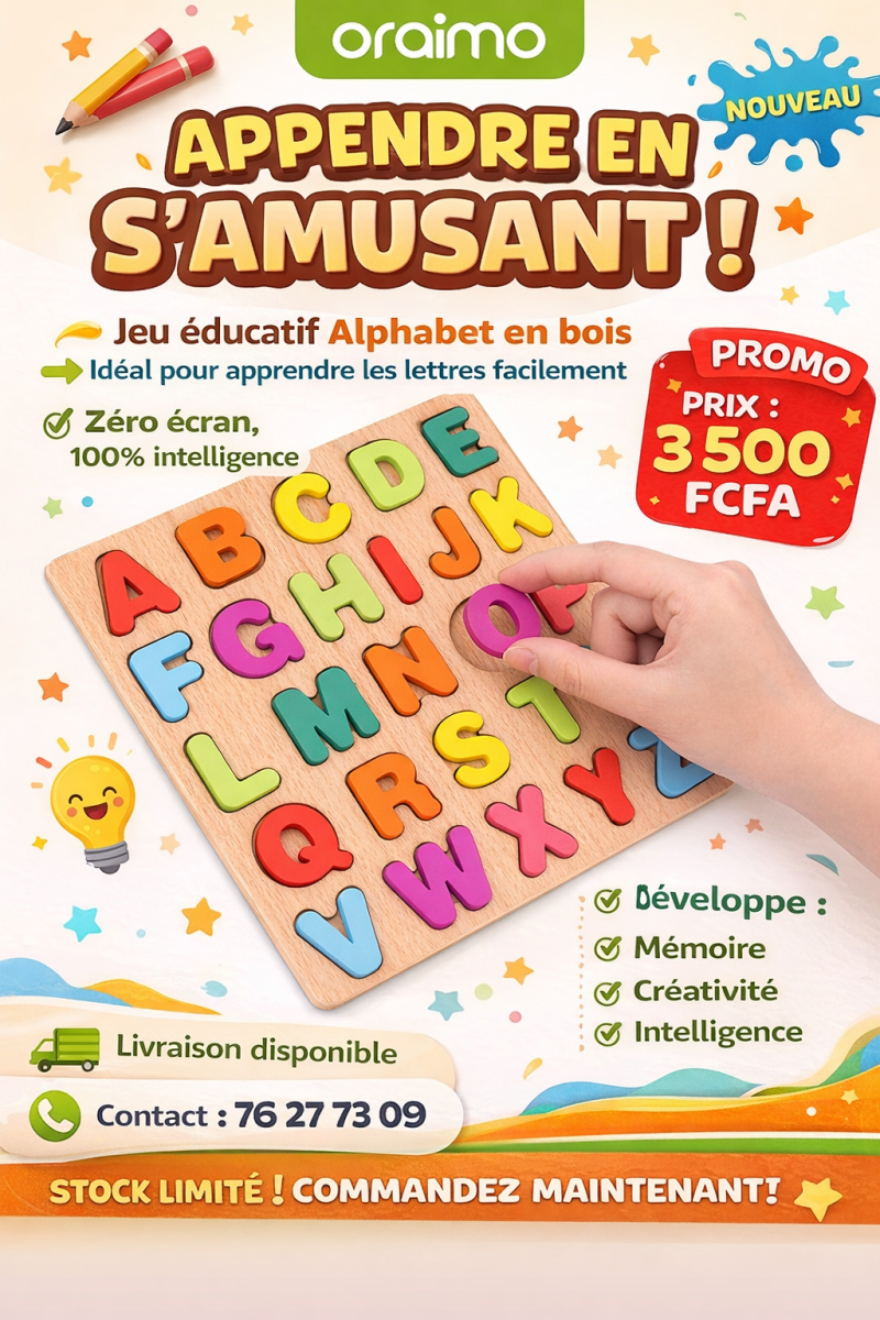Votre enfant mérite mieux qu’un écran… il mérite un vrai apprentissage.”