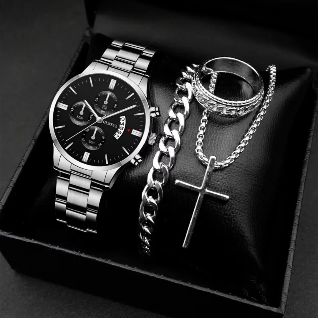 Montre de luxe Geneva ensemble