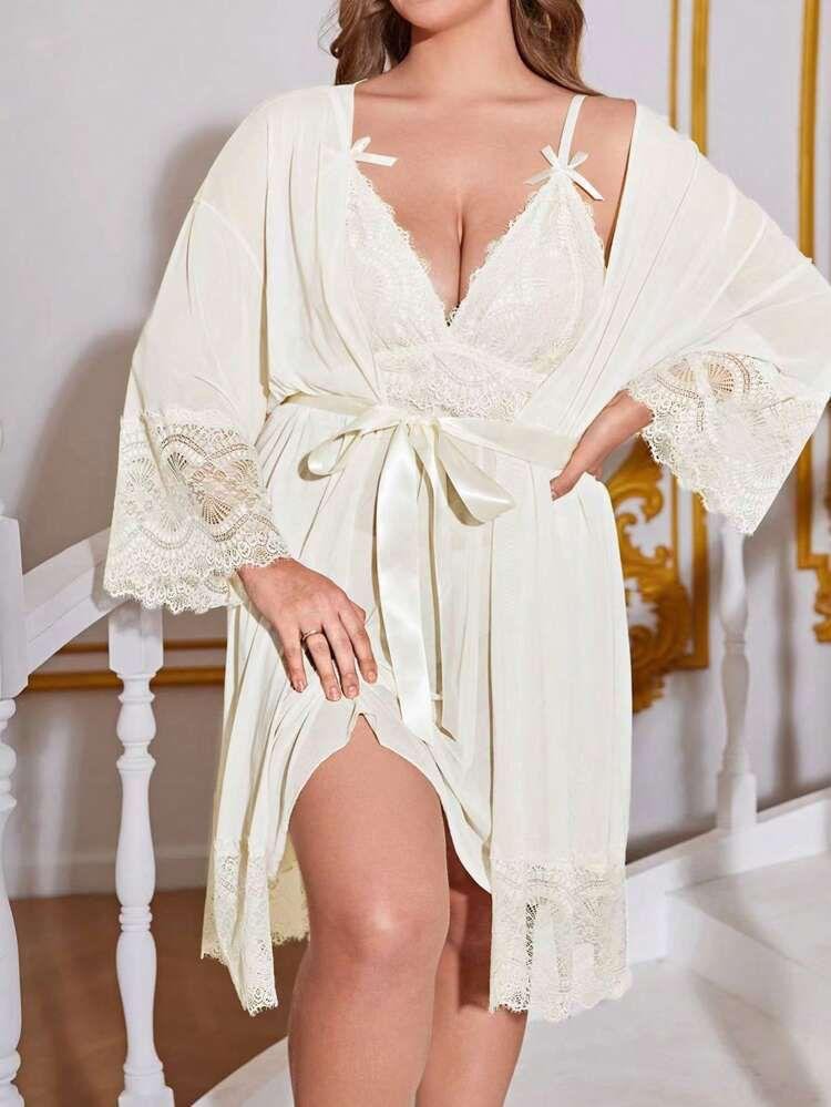 Robe nuisette 3 piece