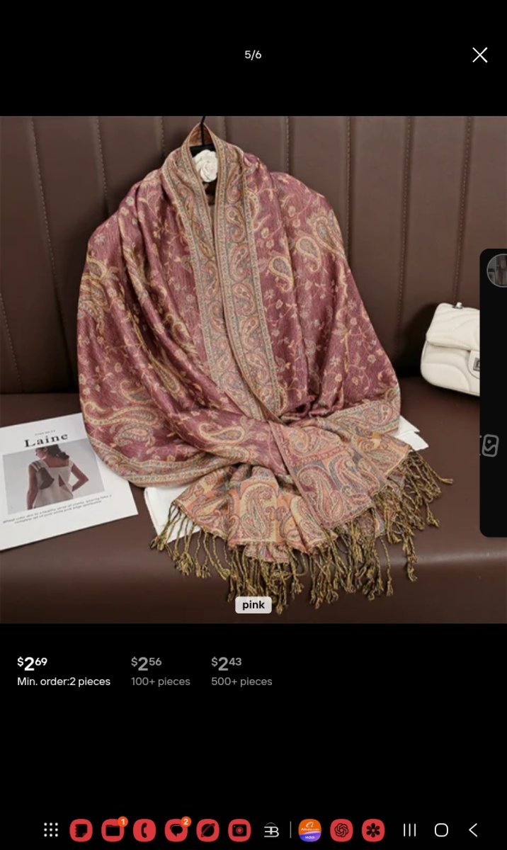 Voile Pashmina pas chère