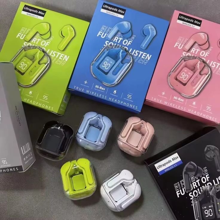 🎧 AirPods Bluetooth avec écran digital